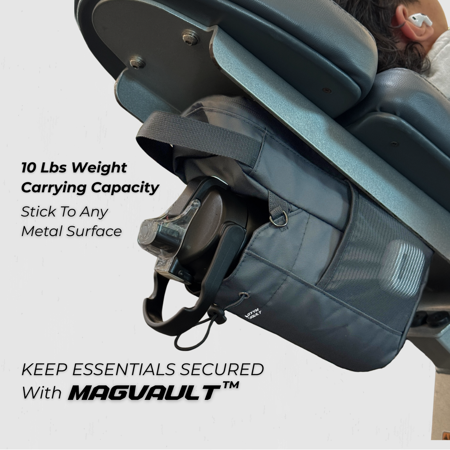 MagVault ™ - Compact Magnetic Gym Bag