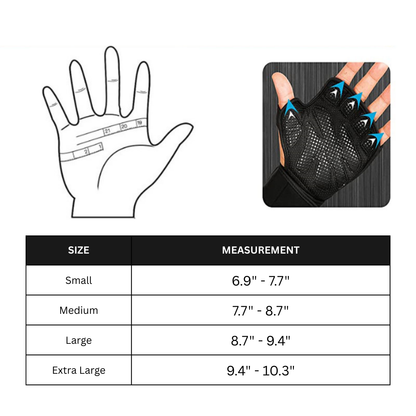 Weightlifting Gloves With Wrist Support